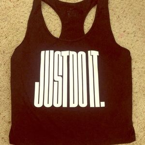 Nike crop tank top